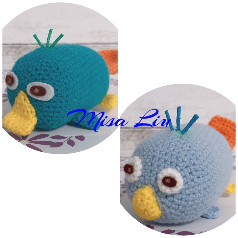 迪士尼Tsum Tsum 鉤織小玩偶 鉤針娃娃 飛哥與小佛