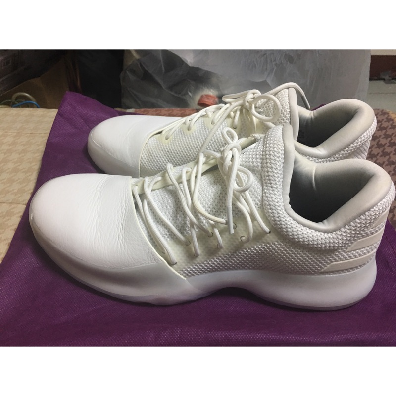 Adidas Harden Vol.1 Yacht Party 純白 by4525 哈登 一代 籃球鞋