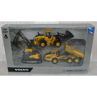 [丸山建機模型店] - - -VOLVO 建設機械三件組合模型