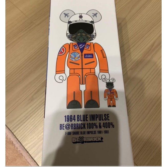 1964 BLUE IMPULSE BE@RBRICK 100% & 400%