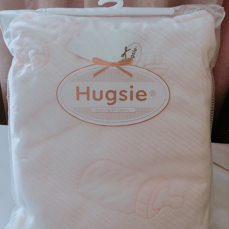 Hugsie 枕套 寶寶秀秀枕套 粉色全新