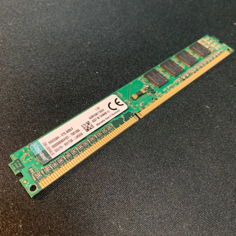 金士頓 DDR3 1600 8G 窄版