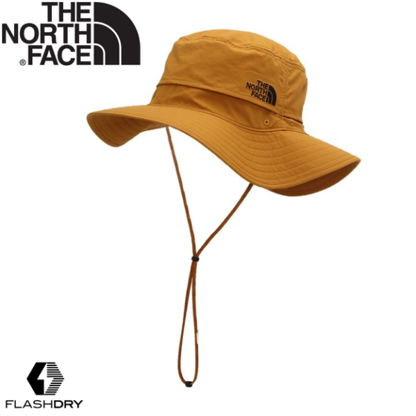 【The North Face 抗UV遮陽圓盤帽《棕褐》】CF7T/抗UV/防風/大盤帽/防曬帽/休閒帽/漁夫/悠遊山水