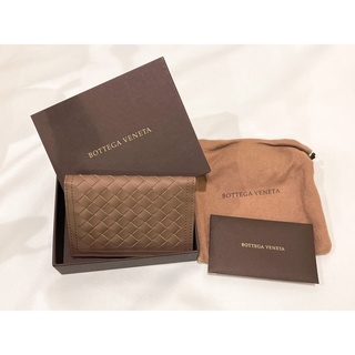 BOTTEGA VENETA BV 對折卡片夾 灰色