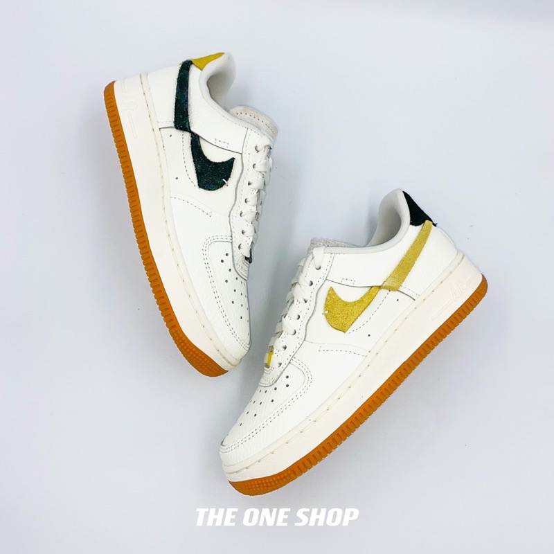 TheOneShop NIKE AIR FORCE 1 AF1 奶油白 雙色 解構 斷勾 膠底 BV0740-101