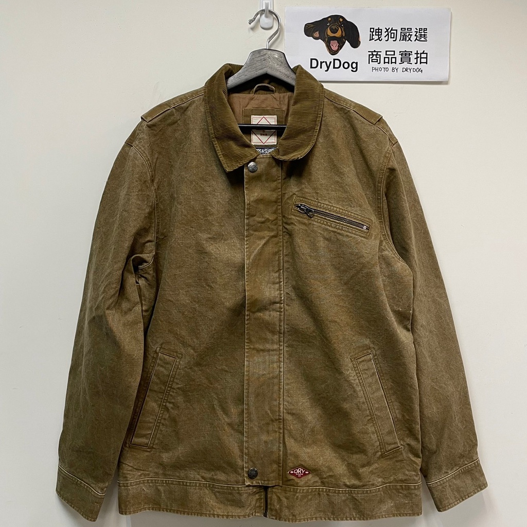 跩狗嚴選 極度乾燥 Superdry 復古水洗 卡其 N1 甲板服 水手服 軍裝夾克 外套 純棉 風衣 燈芯絨 翻領