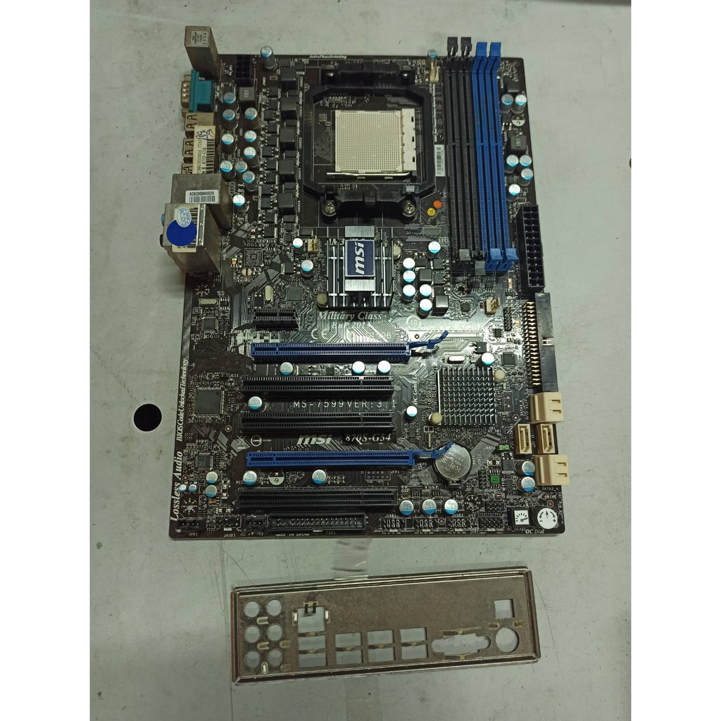 *微星 MSI 870S-G54 DDR3 AM3主機板附檔板&lt;主機板&gt;
