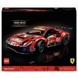 全新正版 樂高 LEGO 樂高 42125 科技系列 Ferrari 488 GTE 法拉利