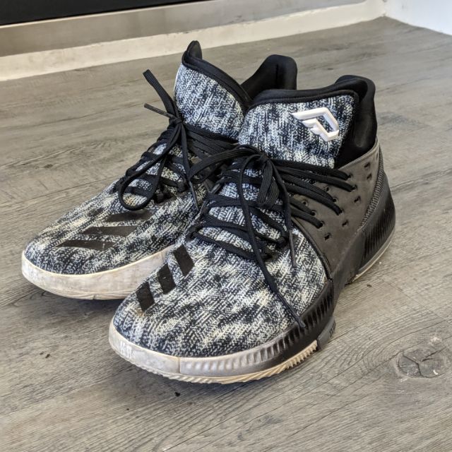 ❴二手現貨❵ 21折便宜甩賣 adidas DAME 3 Lillard 籃球鞋 保證公司貨 (二手良品)