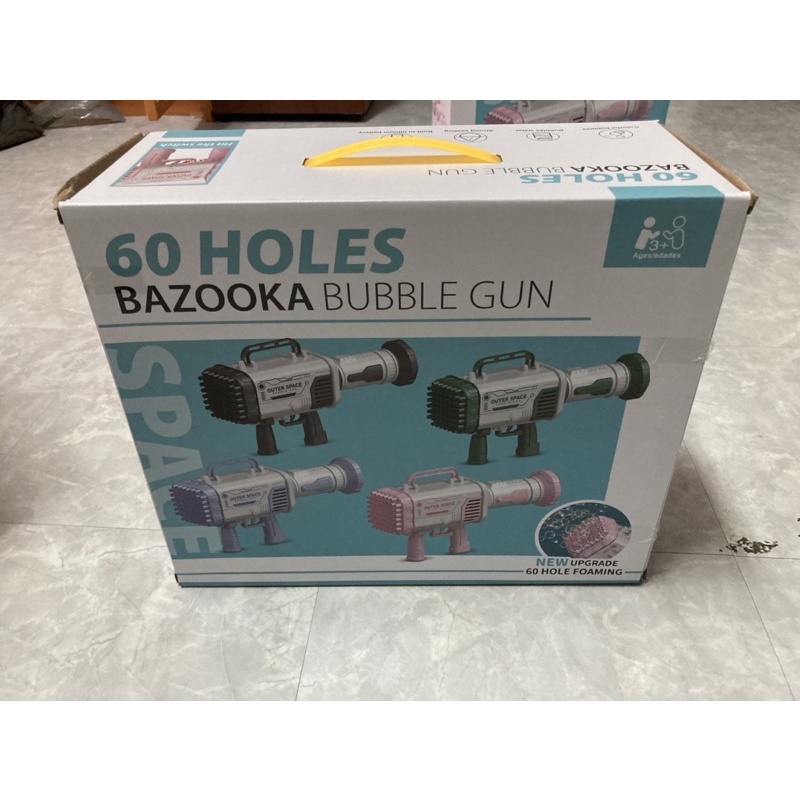 全新60孔電動泡泡槍