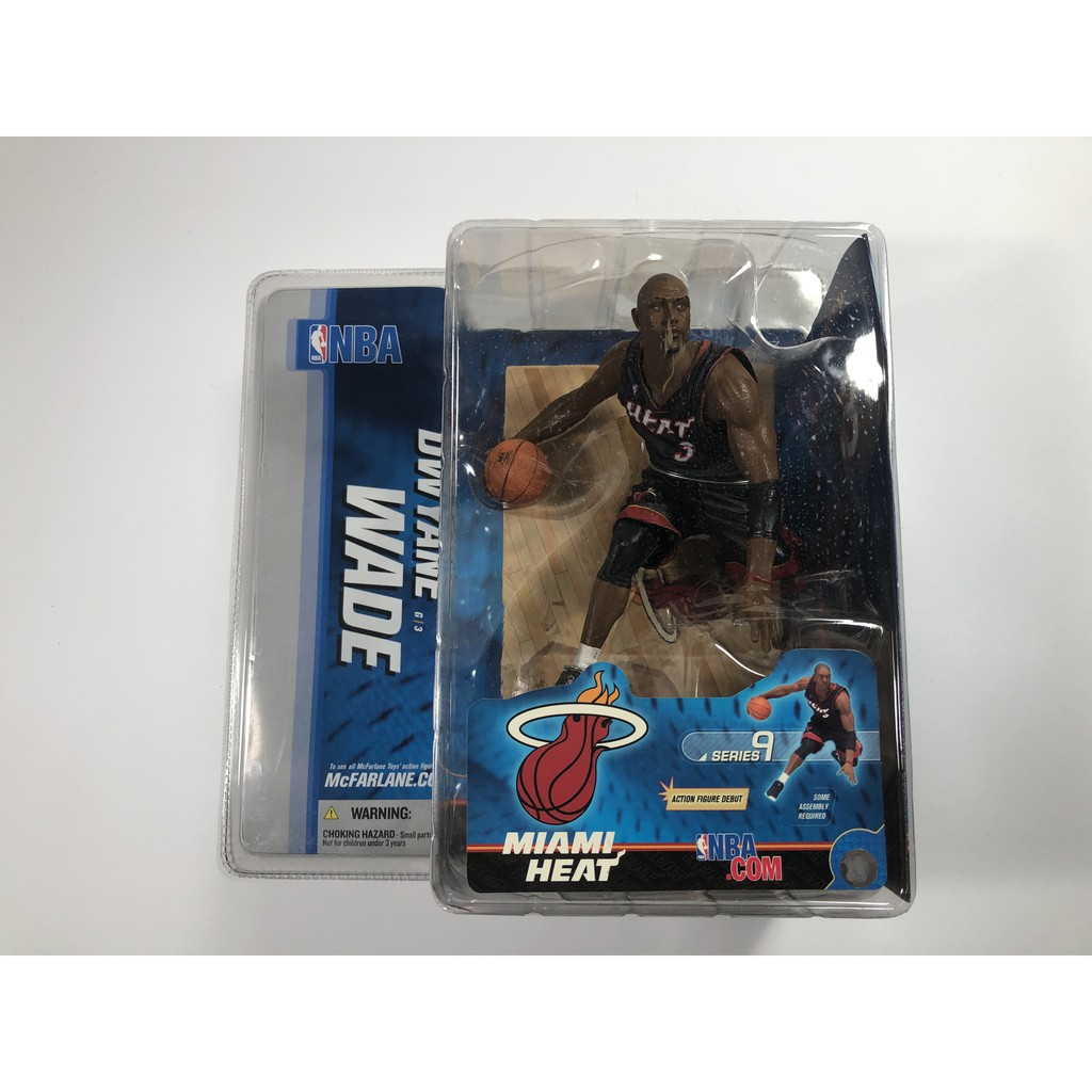 『全新』McFARLANE 麥法蘭 NBA 邁阿密熱火隊 9代 德韋恩·韋德 DWYANE WADE 人偶 公仔