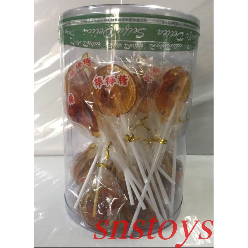 sns 古早味 梅子麥芽棒棒糖 (30支) 梅心 棒棒糖 梅子 麥芽糖 麥芽棒棒糖 梅心麥芽糖 總長15公分