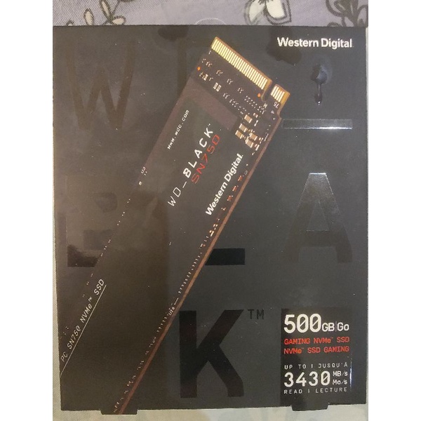 WD SN750 500g 500gb 全新未拆 台灣公司貨