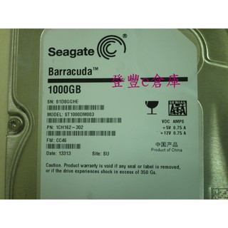 【登豐e倉庫】 YF45 Seagate ST1000DM003 1TB SATA3 硬碟