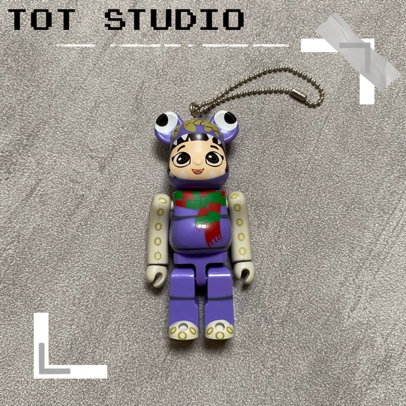 ‹ TOT.Studio › 庫柏力克熊 Be@rbrick 100% 一番賞 迪士尼 怪獸電力公司 阿布 吊飾