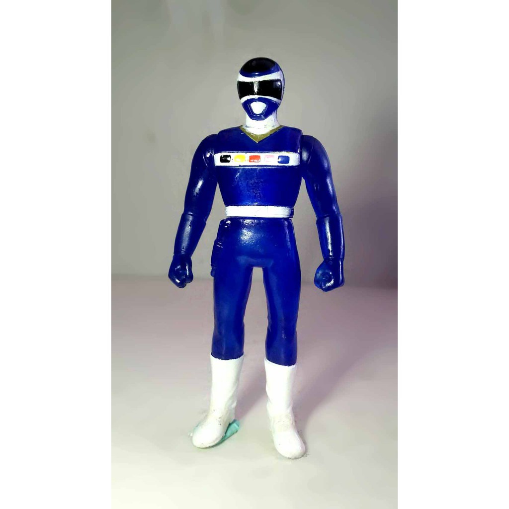 A 106 櫃現況品 電磁戰隊megaranger 小軟膠百萬藍mega Blue 並樹瞬富貴玩具店 蝦皮購物