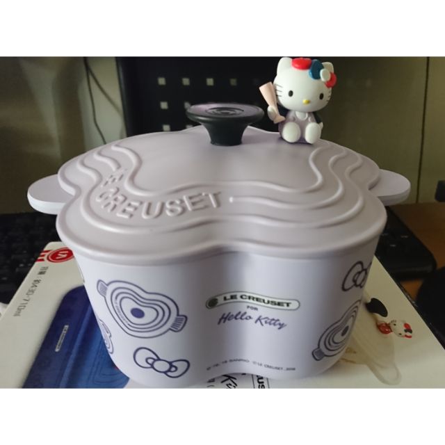 7-11*LE CREUSET*HELLO KITTY鑄鐵鍋造型餐具