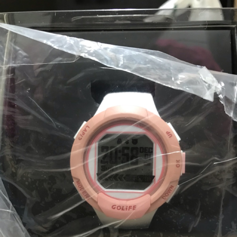 GoLiFE GoWatch 110i 超輕量GPS智慧運動錶 白粉