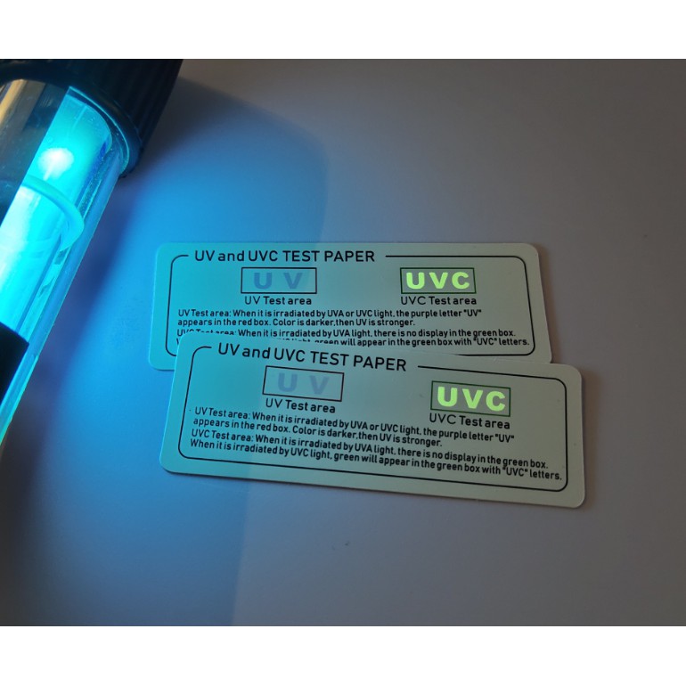 UVC測試卡 重複使用 快速檢測 UV UVC檢測卡 UV測試卡 UV檢測卡 紫外線 UVA UVB 檢測 測試卡