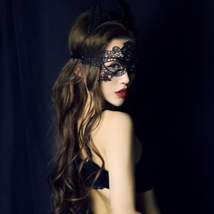 蕾絲面具 鏤空蕾絲舞會面具 情趣眼罩透視面具蕾絲~1401性感派對蕾絲~夜店眼罩