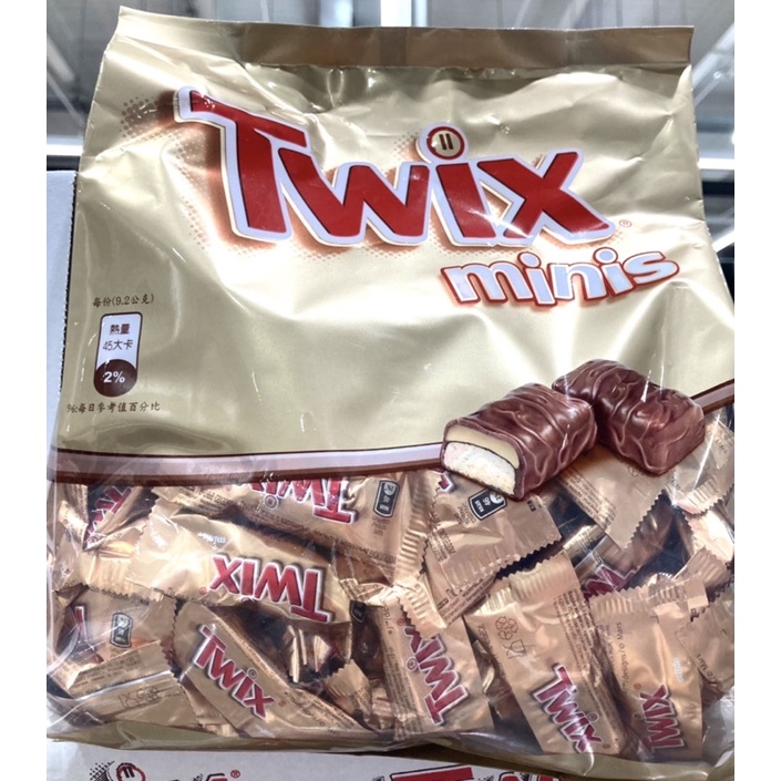 🍫🍫好市多代購 TWIX 特趣迷你巧克力1177公克(128條)