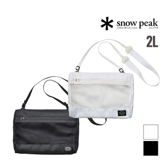 snow peak 日本 Active Mesh 旅行隨身包 單肩包 側背包 小包 白色 黑色 2L容量 UG-6280