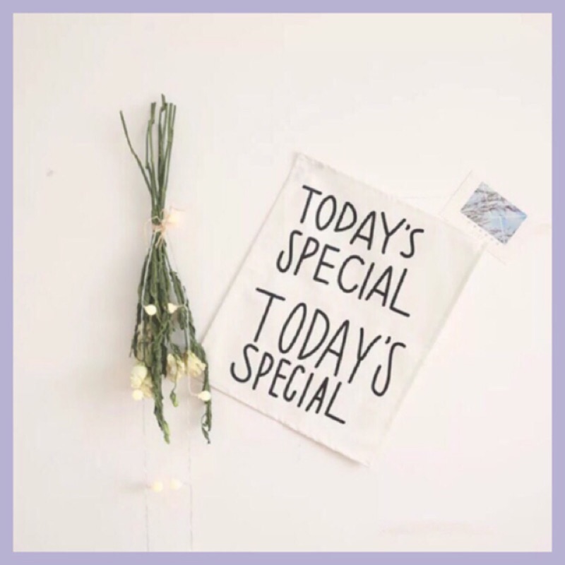 台灣現貨 Ins英文字母掛布 桌布 拍照背景布today Is Special簡約北歐風 蝦皮購物