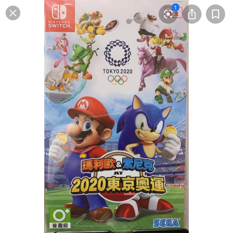 switch二手遊戲片 東京奧運2020（中文版）