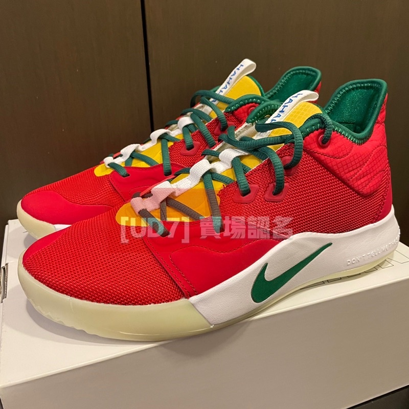 [UD7] Nike PG3 Paul George ID Joker 小丑 籃球鞋 夜光底