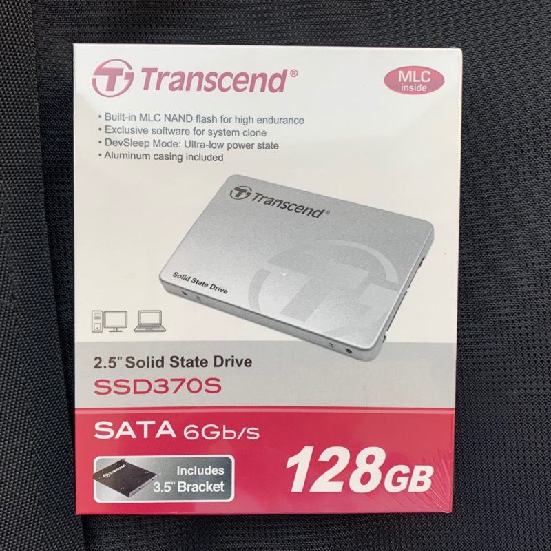 全新 未拆封 Transend 創見 128G  固態硬碟 SATA3 SSD 370