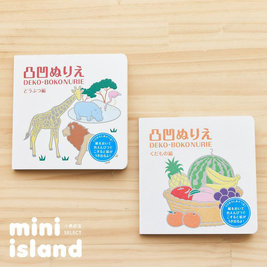 【miniisland 小島部落】『日本連線 』KOKUYO國譽日本製可重複描繪凹凸繪本