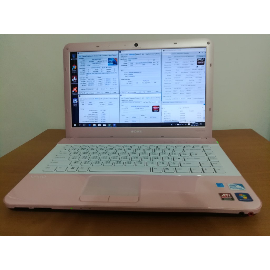 14吋 粉紅色 SONY VAIO i5-520m 750G HD DDR3 4G ATI HD5470M 1G