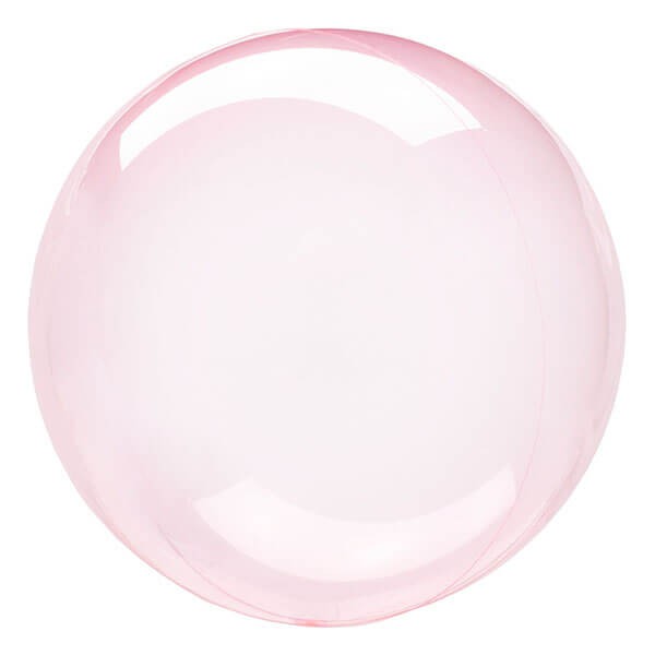 派對城 現貨 【22吋透明泡泡球-漾彩粉】 歐美派對 生日氣球 鋁箔氣球  派對佈置 拍攝道具