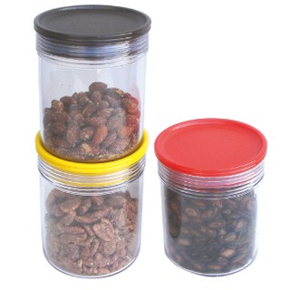 圓形密封罐750ml【大正餐具批發】臺灣製 圓形密封罐 密封罐 保鮮筒 咖啡豆筒 保鮮罐 咖啡粉罐 奶精罐