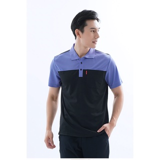 【遊遍天下】台灣現貨-MIT台灣製男款抗UV防曬涼感吸濕排汗機能POLO衫 GS1005 / 黑藍紫
