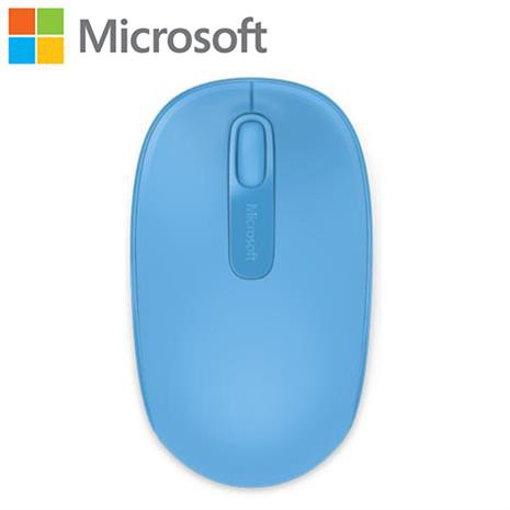 全新現貨【Microsoft 微軟】無線行動滑鼠1850_活力藍