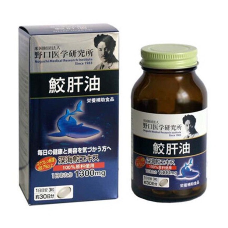野口研究所魚鮫肝油精華深海鯊魚油軟膠囊中老年保健90顆日本正貨原廠進口 蝦皮購物