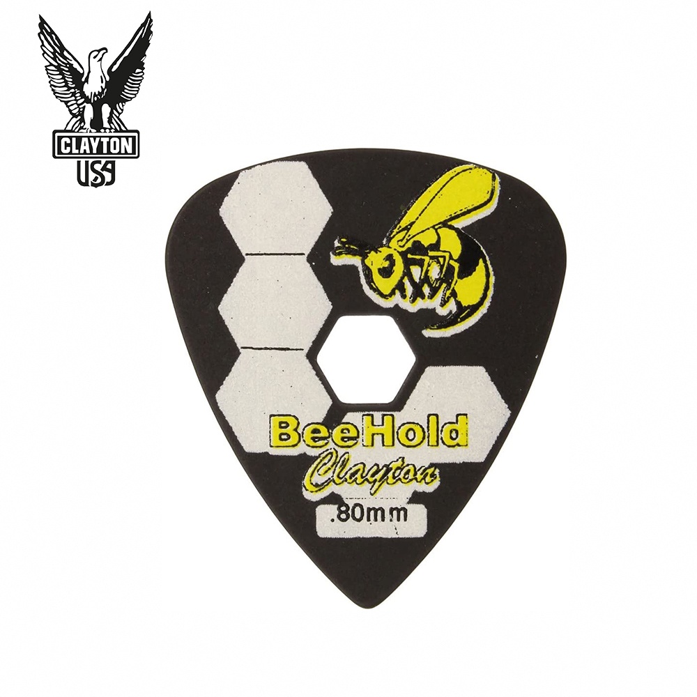 Clayton BeeHold Picks 吉他彈片 0.80mm 1.00mm (三片、十片組)【敦煌樂器】