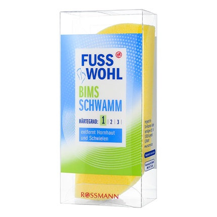 現貨 Fusswohl 德國 Bims Schwamm 去角質 浮石海綿