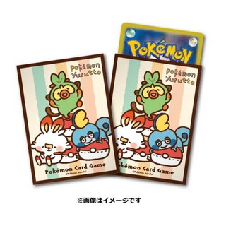 [ALG 卡牌專門] 寶可夢 PTCG 寶可夢中心 卡娜赫拉 御三家 敲音猴 炎兔兒 淚眼蜥 卡套 64張入