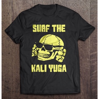 原宿風格 Surf The Kali Yuga - T 恤男士 gildan T 恤情人節禮物