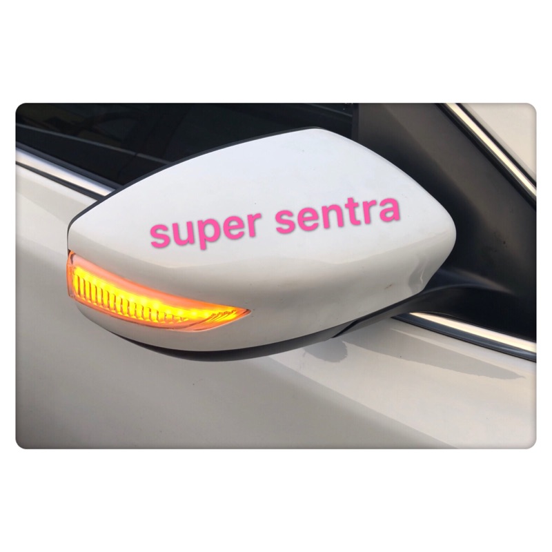 Super Sentra Tiida後視鏡改裝LED流水方向燈