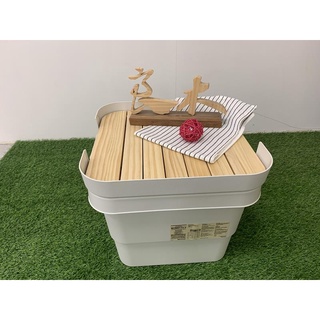 ⛺️⛺️蛋捲桌板無印良品 小號30L⛺️⛺️ MUJI 露營美學 置物架 邊桌 松木 木頭 假掰 收納箱【良木職人工坊】