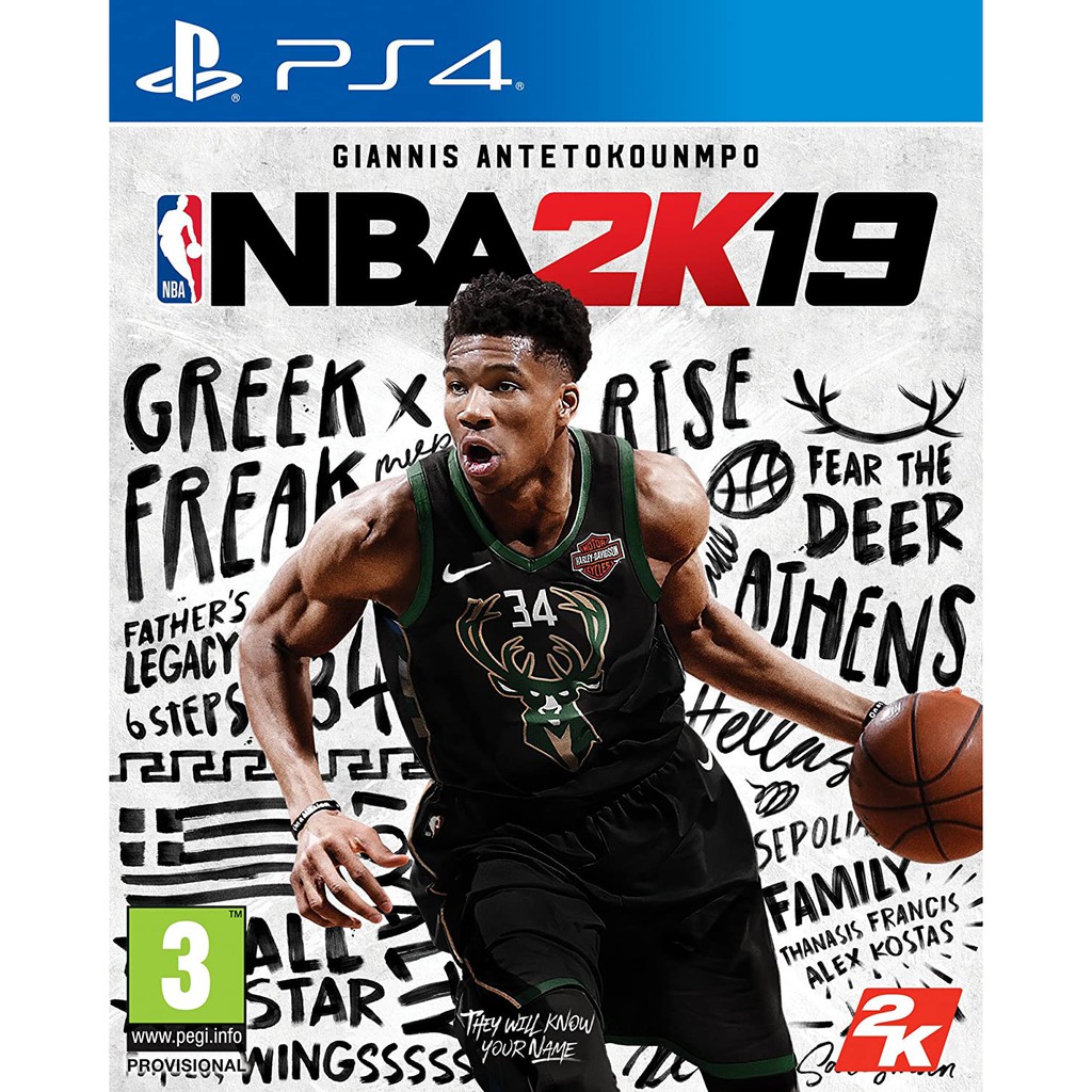 ㋡【PS4】2K19 勁爆美國職籃 NBA 籃球遊戲 籃球 遊戲片 光碟片 卡帶 遊戲 中英文版 中文版 英文版 二手