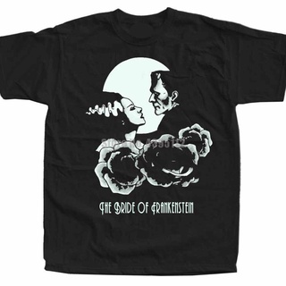 T 恤科學怪人新娘電影男士超大號襯衫 Loki 的摩托車 T 恤哥特式風格 Ebzcdo
