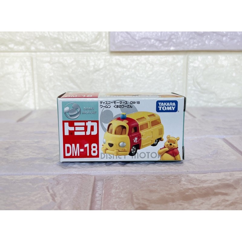 迪士尼 TOMICA 多美小汽車-DM-18小熊維尼 麵包車 DISNEY MOTOR