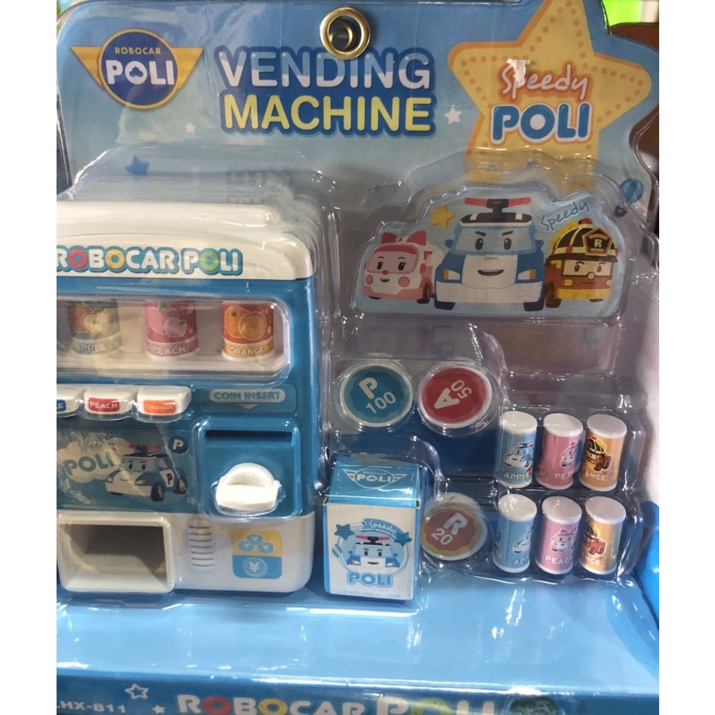 好好玩具 台灣現貨 販賣機 飲料販賣機 POLI 飲料機 販賣機玩具 販售機 自動販賣機 家家酒玩具 波力 安寶 羅伊