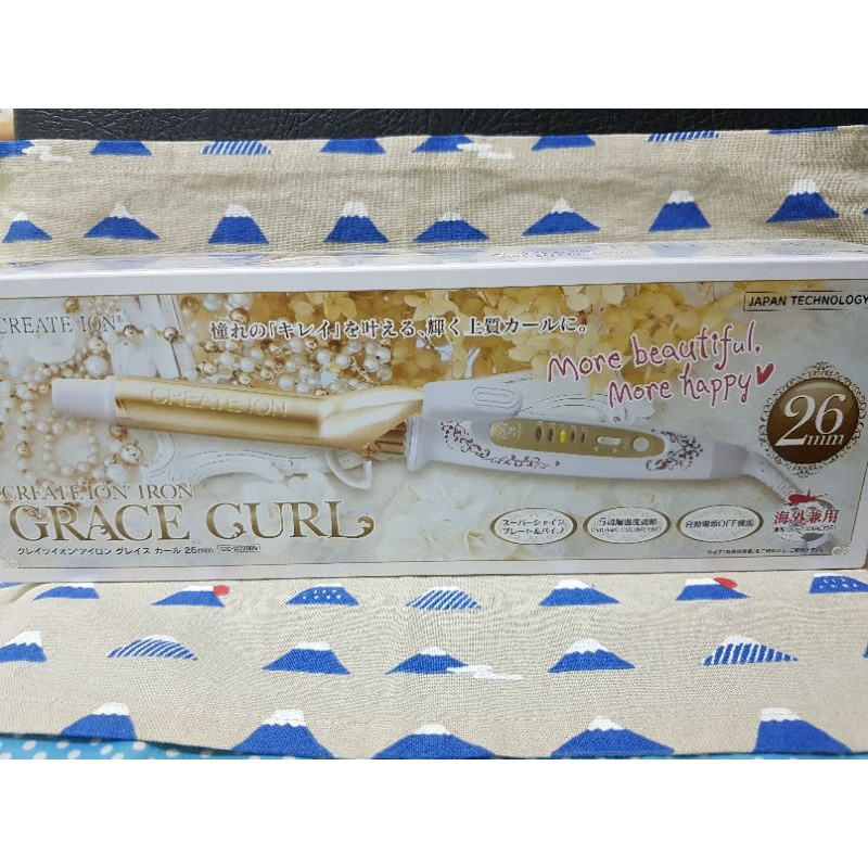 [已預訂]日本 Create Ion Grace Curl 日本金色電棒捲 黃金棒 台灣公司貨