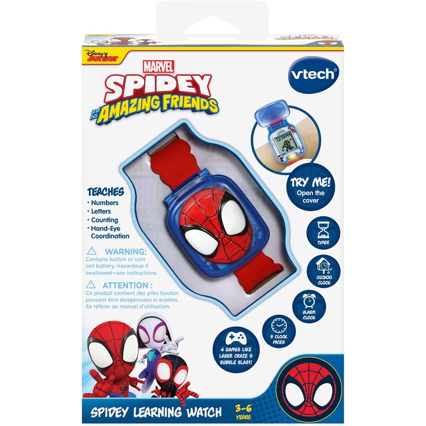 預購👍正版空運👍 美國專櫃 VTech SPIDER MAN 蜘蛛人 蜘蛛俠 兒童 手錶 電子錶 兒童手錶