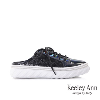 Keeley Ann 透明網紗穆勒休閒鞋(1248321)